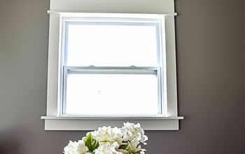 DIY Fancy Window Trim the Lazy Girl Way