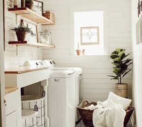 The Laundry Room Makeover: A DIY Waterfall Counter. - Flipping the