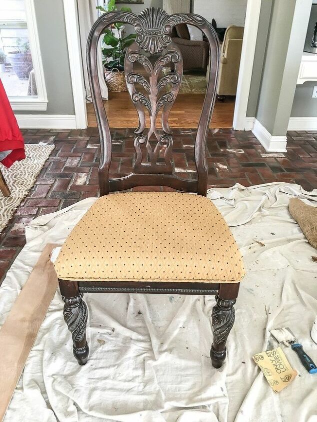 french country chair makeover