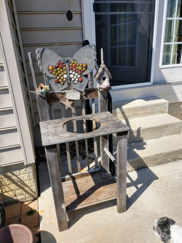 q how to restore weathered plant stand