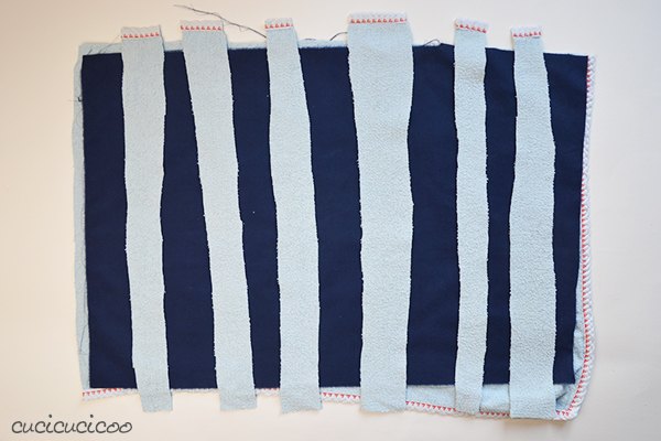 alfombras de bao sencillas con toallas viejas