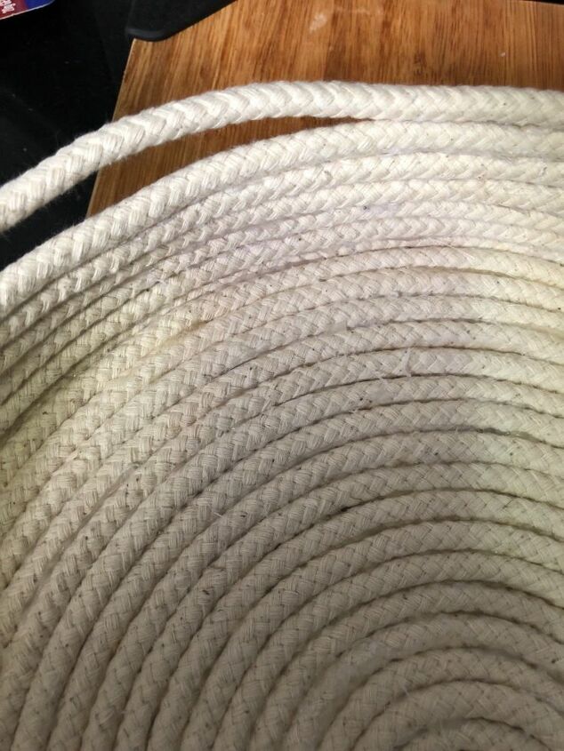 diy rope tray, Building a wall