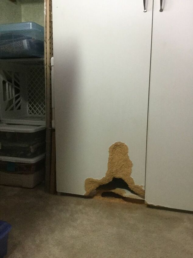 how do i keep my particle board cabinet from deteriorating further