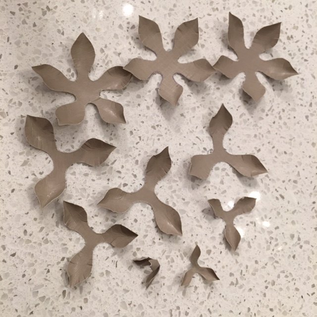 suculentas de papel hechas a mano