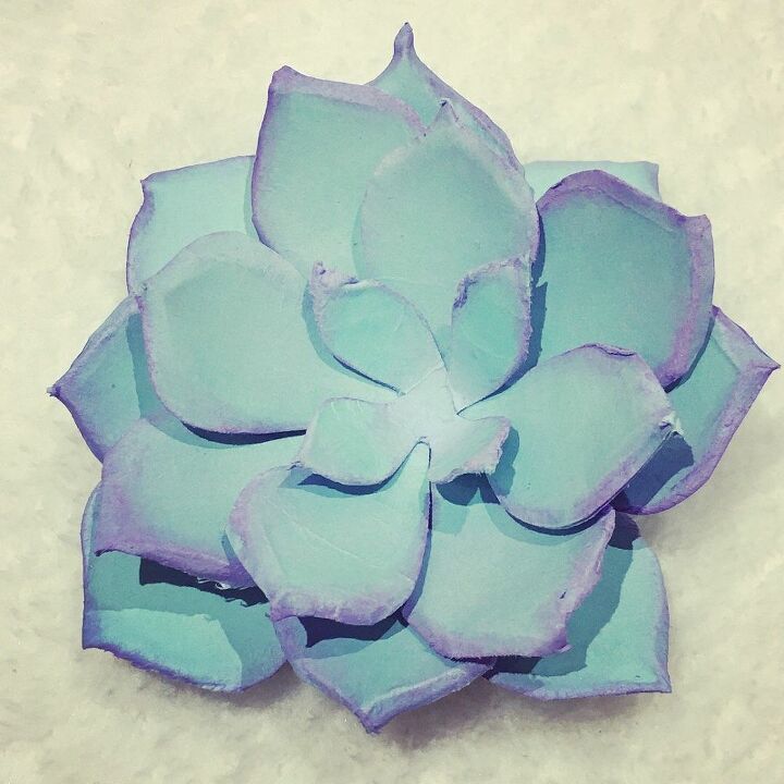 handmade paper succulents