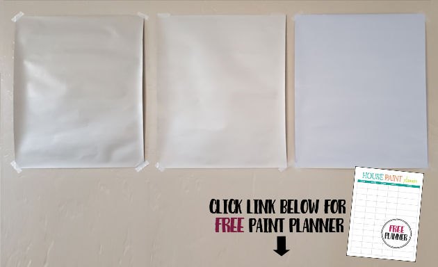 truque fcil para testar a cor da tinta para suas paredes