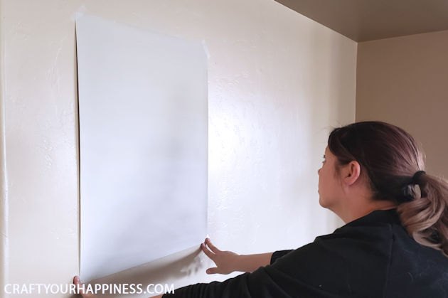 truco fcil para probar el color de la pintura para sus paredes