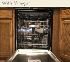 how to clean dishwasher naturally with vinegar