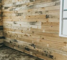 diy pallet wall in the man cave
