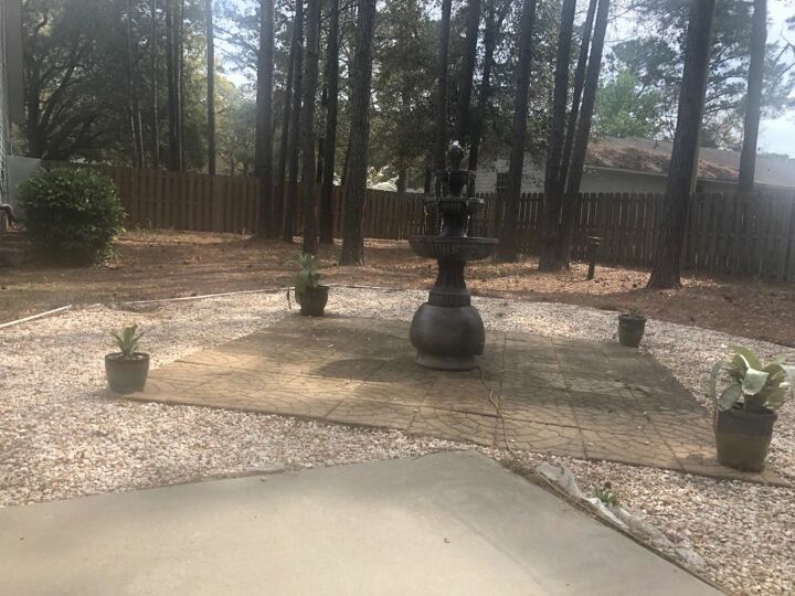 q make a large outdoor zen garden with this as my base