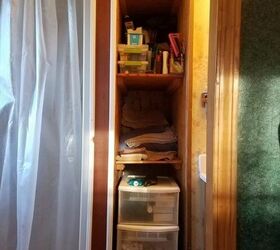 q need ideas how to make a small linen closet area not ugh