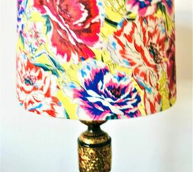s use scrap fabric to update your furniture and your home, New look for your lampshades
