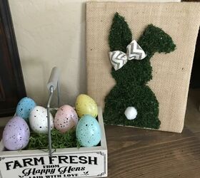 s use scrap fabric to update your furniture and your home, Make some pretty Easter decor