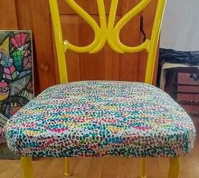 s use scrap fabric to update your furniture and your home, Update your kitchen chairs