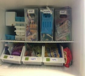 s 12 life hacks make spring cleaning easy as pie, Use labels to keep your freezer in check