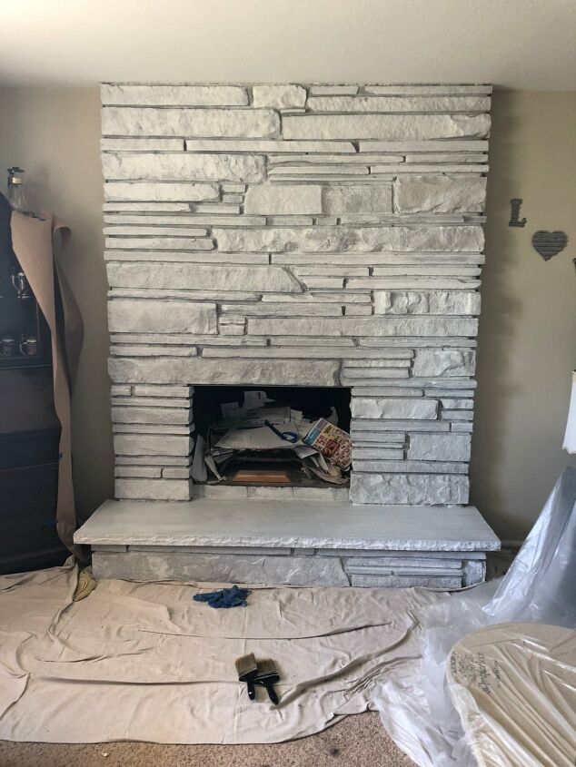 faux finishes thatll take your fireplace to the next level, Fake a white granite