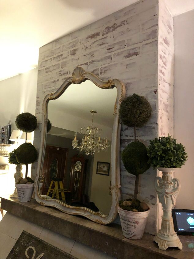faux finishes thatll take your fireplace to the next level, Get the provincial look with spackle