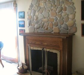 faux finishes thatll take your fireplace to the next level, Faux fieldstone from Styrofoam