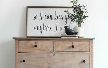 DIY Weathered Wood Dresser