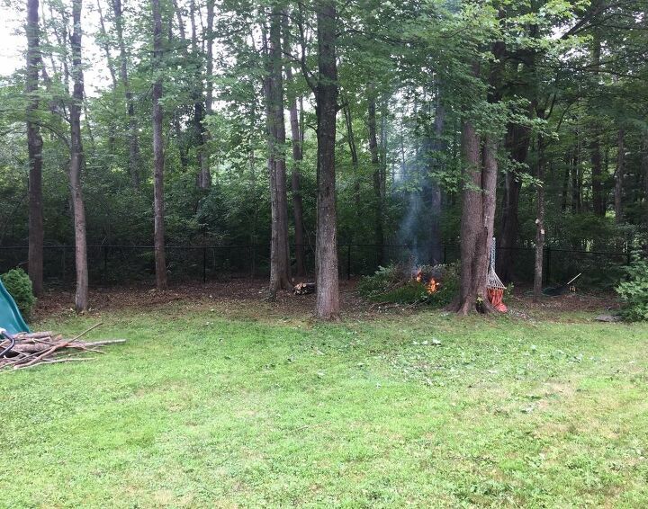 q solutions for standing water drainage and possible fire pit area