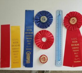 how do i repurpose horse show award ribbons