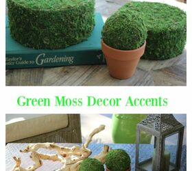 how to make green moss decor accents