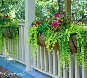 amazing diy projects for taking care of your hanging plants, DIY Metal Trough Hanging Plant Holders