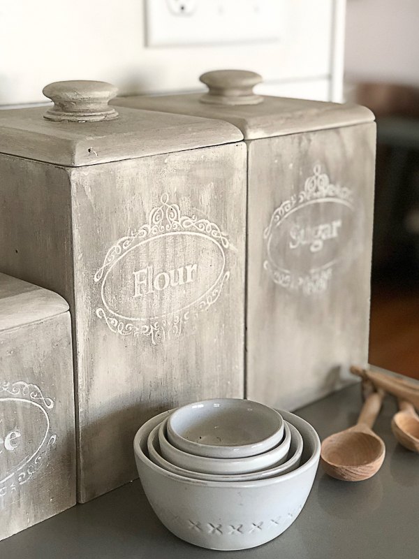 kitchen canisters diy makeover