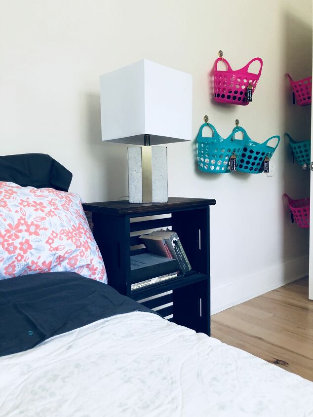 s diy decor using dollar items that you can make this weekend, Plastic bins used for kids storage