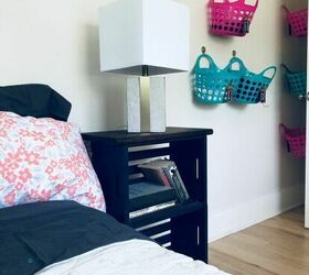 diy decor using dollar store items that you can make this weekend, Plastic bins used for kids storage