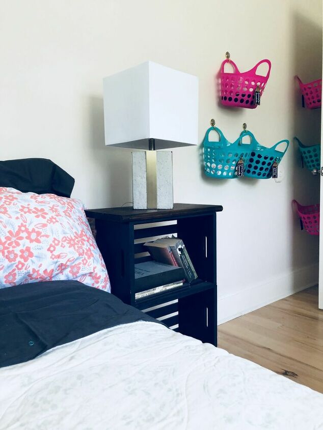 diy decor using dollar store items that you can make this weekend, Plastic bins used for kids storage