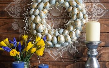 Create a Beautiful Textured Easter Egg Wreath