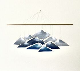 diy salt dough mountain wall hangings, Hang