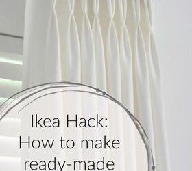 Cómo hacer que las cortinas Ikea Ritva parezcan cortinas caras hechas a medida
