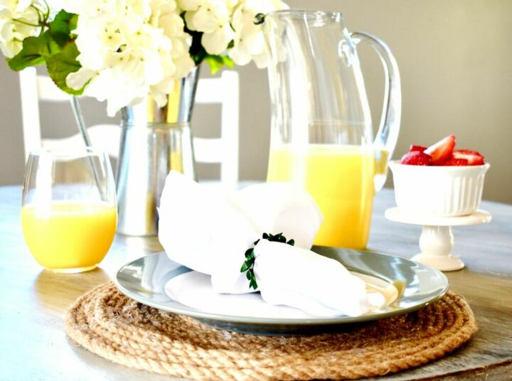 diy faux pottery barn placemats