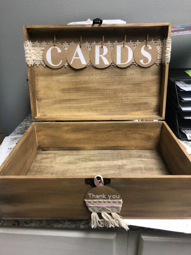 caja de tarjetas de graduacin diy