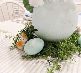 Easy DIY Easter Tablescape Decoration on a budget