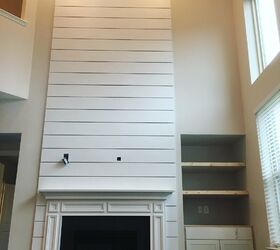 13 different accent wall ideas that are not faux brick, Add a clean shiplap look