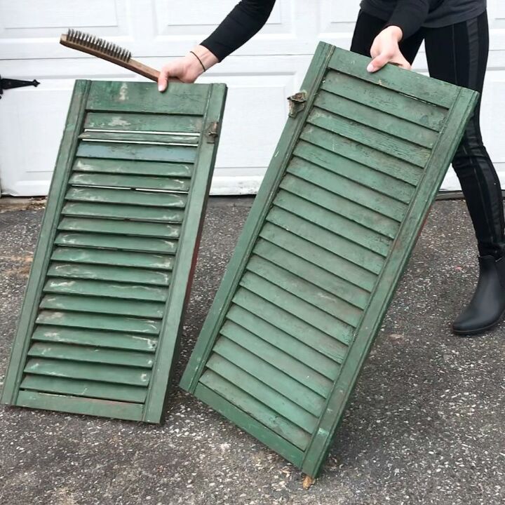 How to Upcycle Old Window Shutters