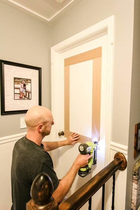 add molding to flat panel interior doors