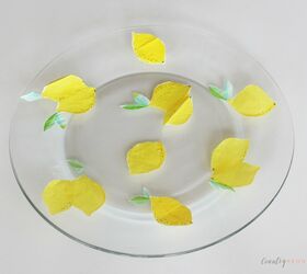 diy patterned glass plate