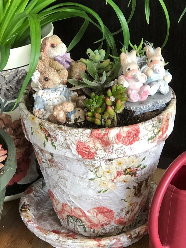s terra cotta pots have never looked so glam not just for plants, Make a tiny fairy garden