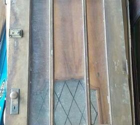 q how to clean an old wooden door