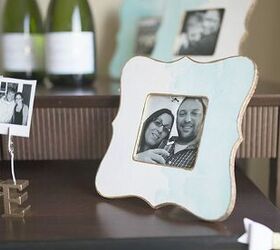 DIY Water Color Picture Frames