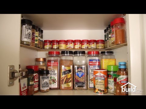 16 diy spice rack ideas to reorganize your kitchen storage, Open Up Cupboard Space With This DIY Spice Rack