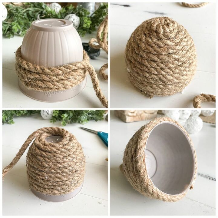 a faux miniature bee skep
