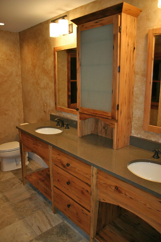 s bathroom vanities, A Wooden Approach To Bathroom Vanities