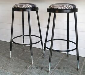 industrial stool makeover