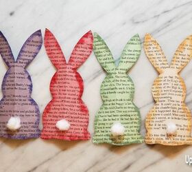 Guirnalda de conejos y huevos de papel maché - DIY de Pascua reciclado