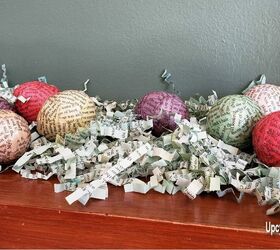 paper mache garland